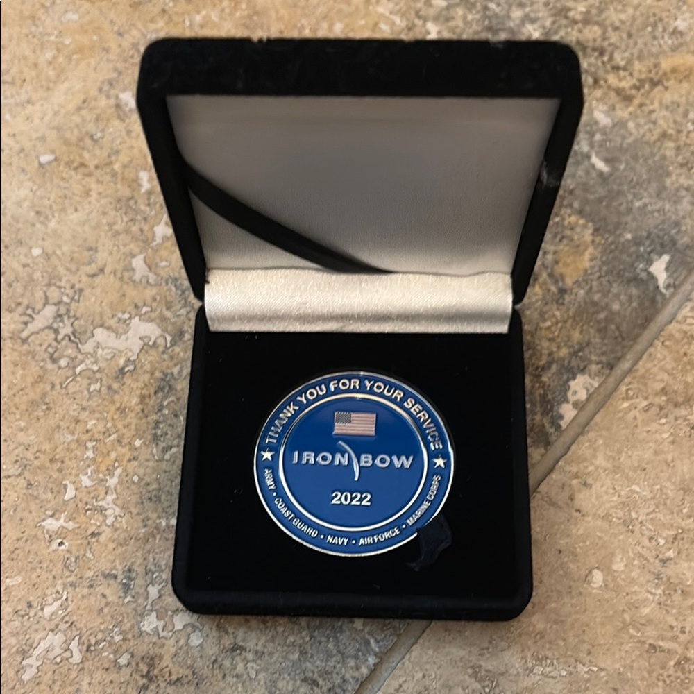 Iron Bow 2022 Commemorative Coin in Black Velvet Box